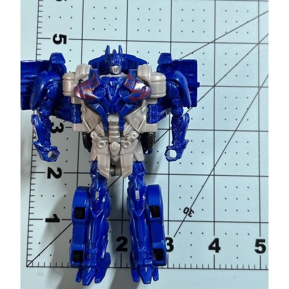 Transformers the Last Knight 1-Step Turbo Changer Optimus Prime 4.5" Figure 2017 - Picture 10 of 10